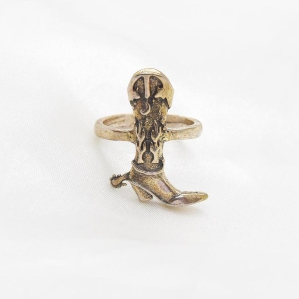 Rustic Cowgirl Boot Ring